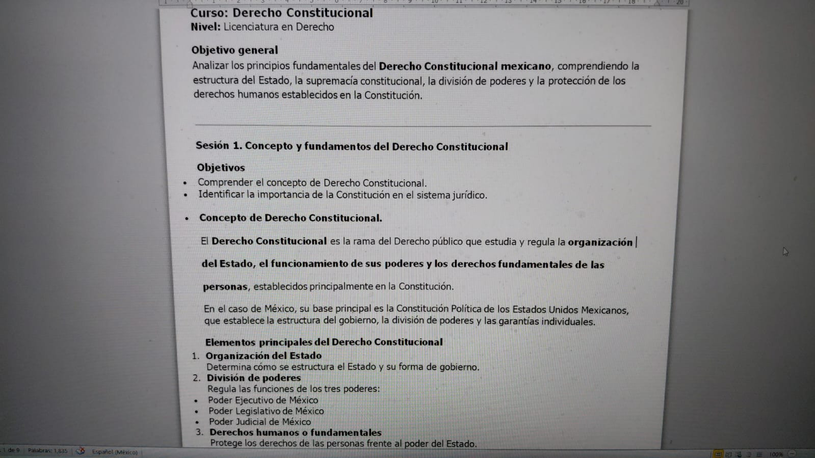 DERECHO